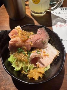箕輪家後夜祭メニュー料理1