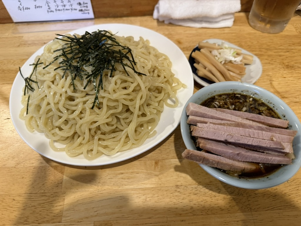 でき心 チャーシュめんまつけそば(大)