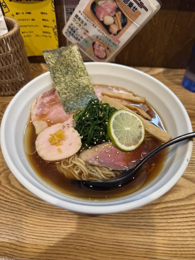 麺屋33 限定 冷やし鴨醤油ラーメン