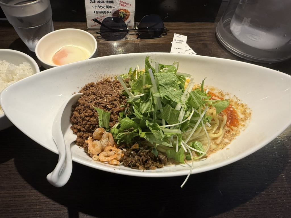 湯島 四川担々麺 阿吽　汁なし担々麺