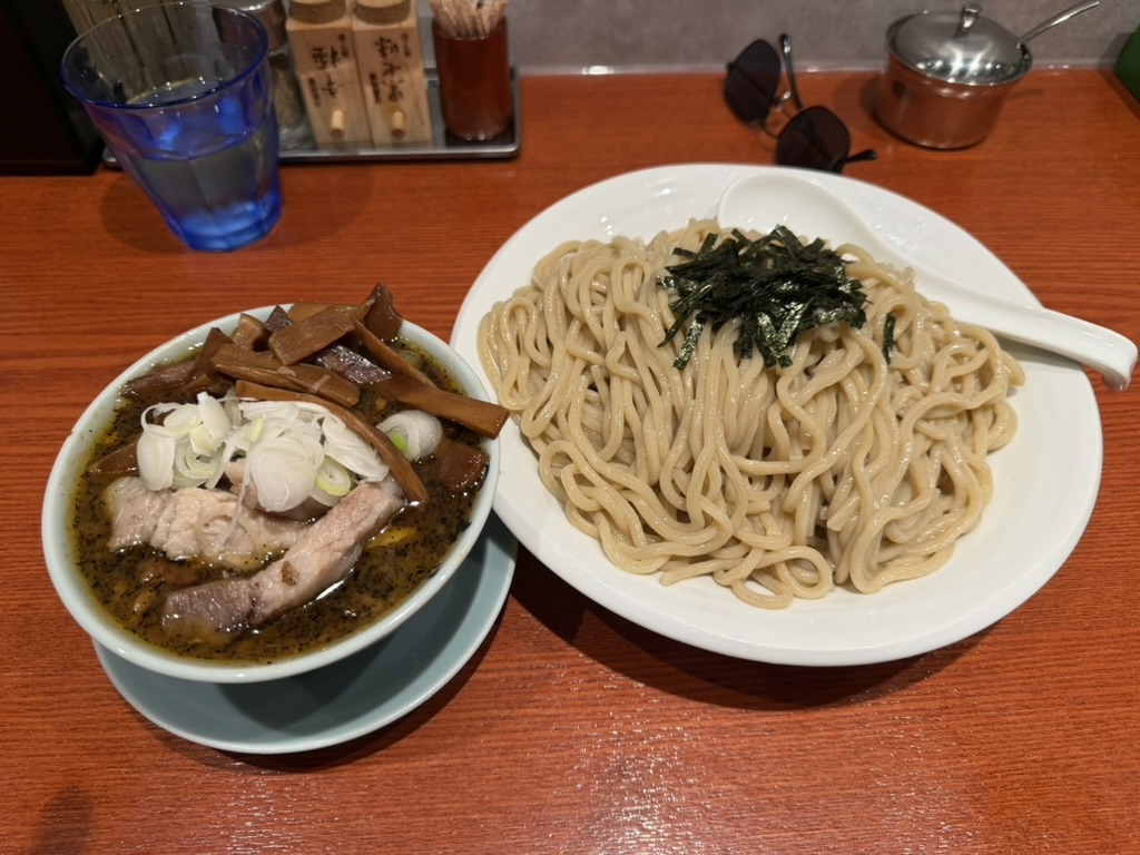 チャーシューつけそば(めんまトッピング)